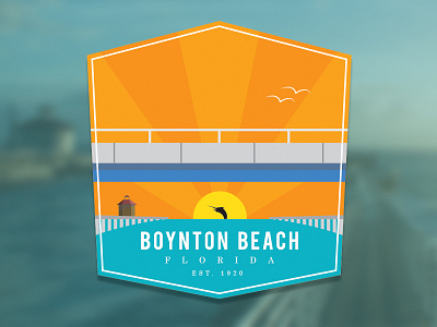 Boynton Beach, FL badge boynton bridge florida inlet
