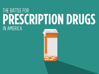 Prescription Drugs - Concept bottle illustration prescription