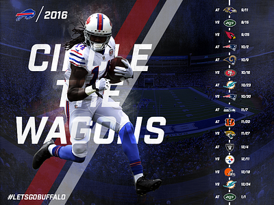 Circle The Wagons 2016 bills football sammy