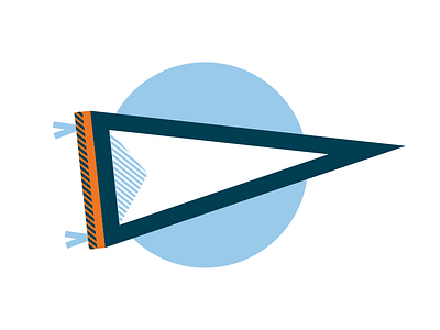 Pennant icon illustration