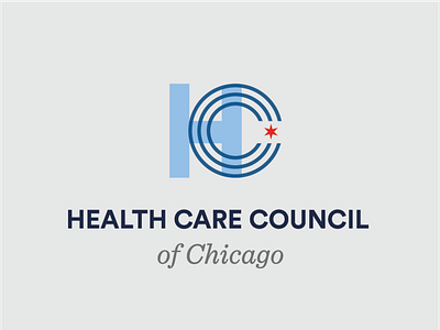 HC3 - Health Care Council of Chicago Logo branding chicago health care logo logo design