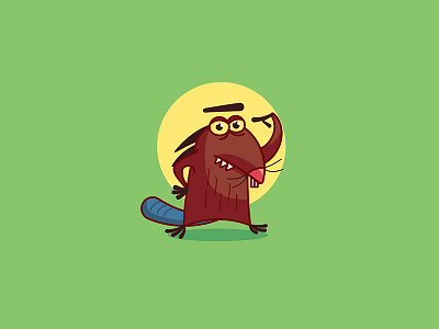 Daggett angry beavers cartoon dag daggett doodle fun green