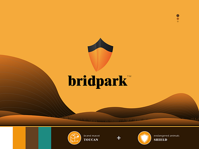 Bridpark brand identity brand design brand identity branding color scheme flat illustration logo minimal typography