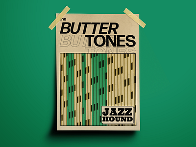 Poster Design: The Buttertones adobe buttertones design graphicdesign mockup poster