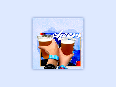 Social Media Post: Cheers adobe beer cheers design graphicdesign instagram photoshop socialmedia