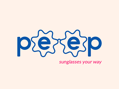 Peep Logo Concept brand identity branding briefbox colorful logo logo design logo design branding playful