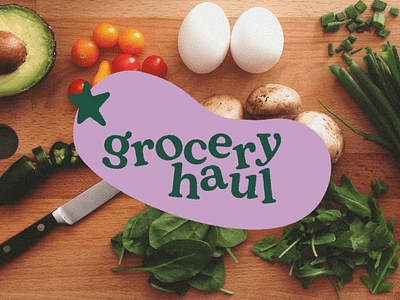 Brand identity and packaging concept for Grocery Haul