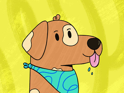 Day 10 — Dog design dog illustration procreate