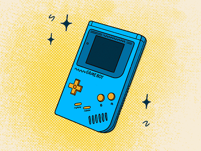 Day 11 — Retro design gameboy illustration procreate retro