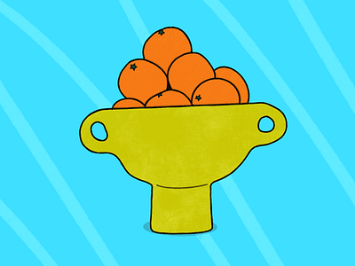 Day 19 — Pottery design fruit illustration pottery procreate