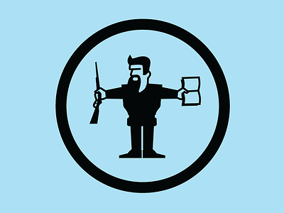 John Brown icon. icon john brown kansas vector