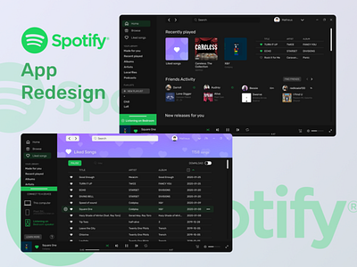 Spotify App Ui concept