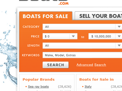 Sell ya boats boats search tabs water website