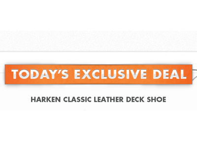 Today's Exclusive Deal curl deal exclusive header label shoe tag