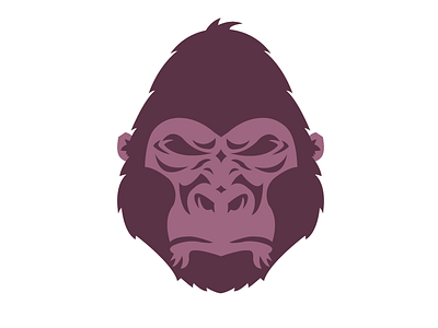 Grape Ape ape grape minimal monkey purple