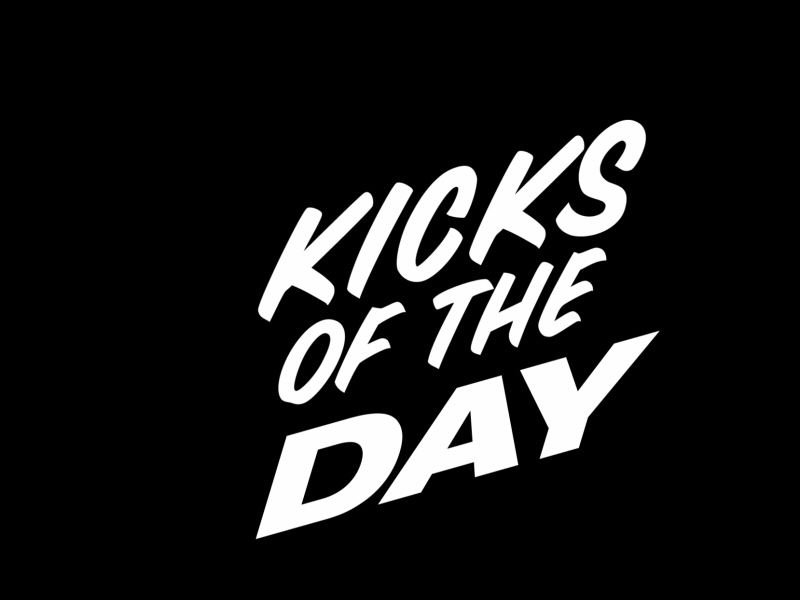 Kicks of the day after effects animation branding design digital art dojo studio illustration motion motion design motion graphic sticker typography
