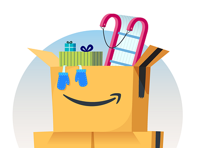 Holiday Gift Spot Illustration for Fulfillment by Amazon