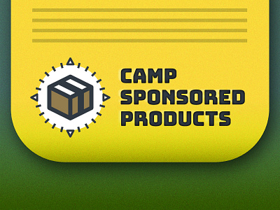 Camp Sponsored Products Amazon amazon camp illustration logo products sponsored sponsored products