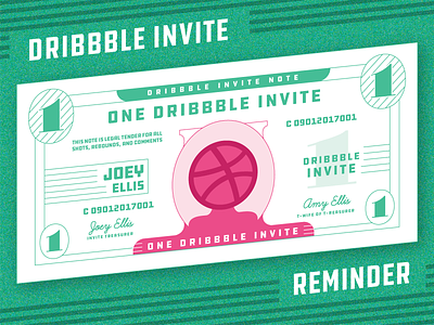 Superbowl Dribbble Invite Reminder contest draplin dribbble dribbble invite ellis email hardware illustration invite joey lettering reminder
