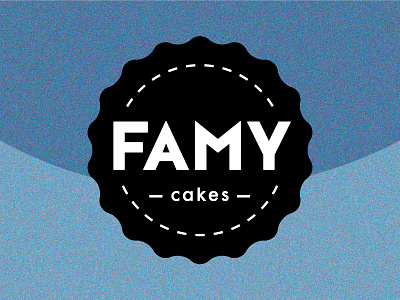 Famy Cakes Logo baker bakery cake cakes cupcake famy lettering logo type typography