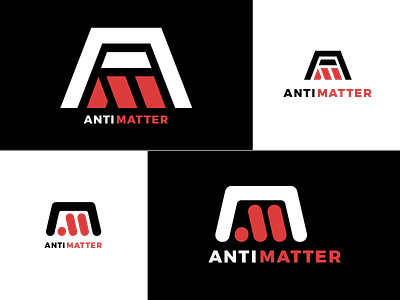 ANTIMATTER Logo Concepts a am antimatter brand branding concepts icon lettering logo m typography