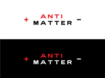 ANTIMATTER Logo Concepts