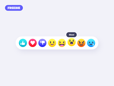 Vikinger FREEBIE - 8 Reactions Photoshop Template badges card community dashboard emoji emoticon event forum game gamification group html illustration marketplace members network profile reaction social stream