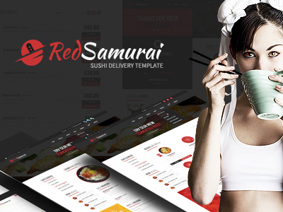 Red Samurai HTML Template