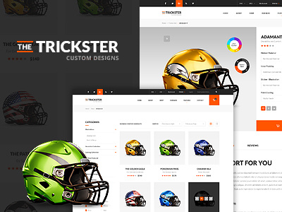 The Trickster PSD Template