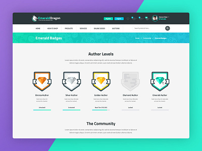 Emerald Dragon Marketplace Badges