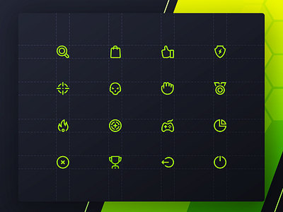 Necromancers PSD Gaming Icons