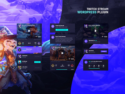 Asgard WordPress Plugin - Twitch UI Cards