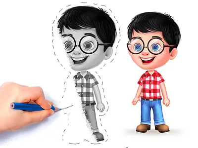 Cartoon Character Design animation app art artist cartoon cartoon character cartoonist character art character design creative design digital game art game design illustartor ui ux vector