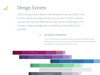 Colourful Language avenir case study colour freight text pro layout palette swatch