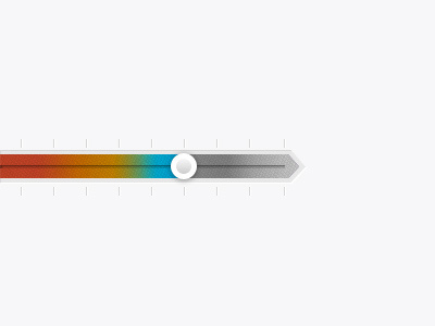 Progress Slider progress rainbow slider ui