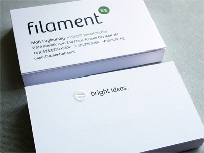 Filament Biz Cards