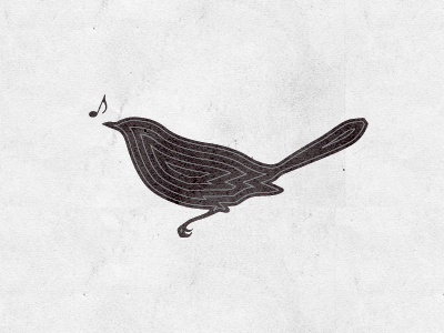 Soul Sparrow bird branding identity logo music paper sparrow