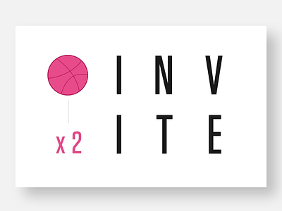 Invite Draft! contest draft giveaway illustration invite minimal typography web