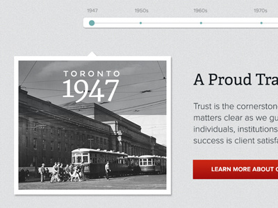 Proud Tradition adelle legal proxima nova timeline toronto web