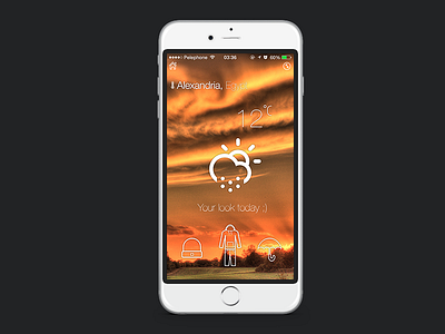 SkyWeather ios iphone ui ux weather