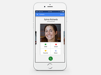 Google Contacts Concept contacts design google ios iphone material ui ux