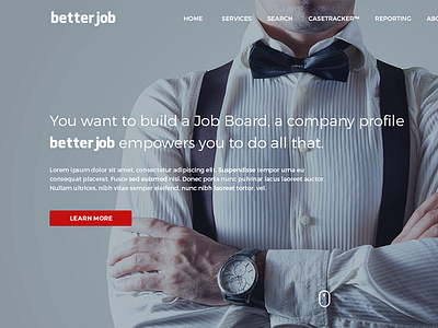 Job Portal design flat job jobs onepage ui ux