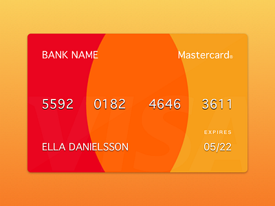 Mastercard bank concept credit debit mastercard payment