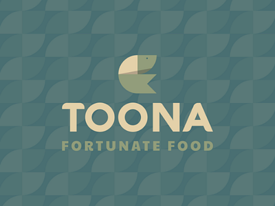 Toona Fortunate Food Logo brand branding fish food identity mimimalist package packaging product restaurant retro simple snack tuna