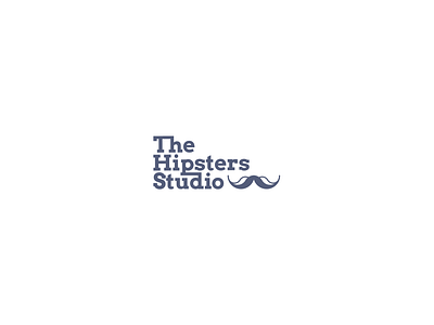 The Hipsters Studio branding illustraion logo design