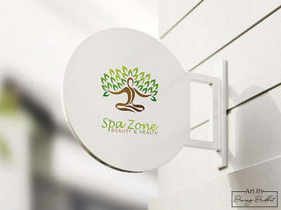 Spa zone Beauty & Health branding design logo typography