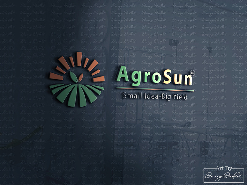 Agro Sun Logo By Devang Dudhat On Dribbble