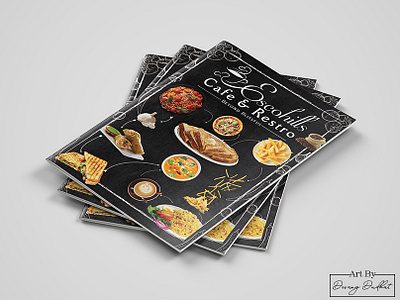 Restaurant Menu Card Design animation app art blue branding brochure design character design graphic design icon illustration illustrator lettering logo logo design minimal type typography vector web