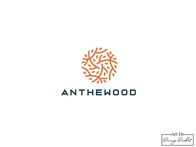 Anthewood Logo Design. animation app branding brochure design character design graphic design icon illustration illustrator lettering logo logo design minimal mobile type typography ux vector web