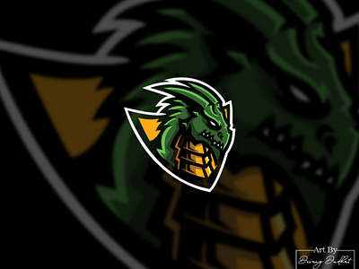 Dragon head logo concept. logodesignillustrationbranding